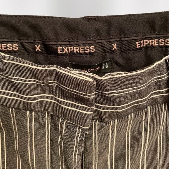 Express Women's Striped Work Pants - Picture 3 of 4